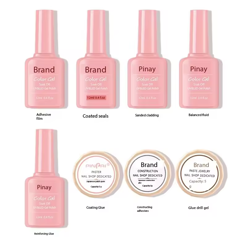 12ml Uv Gel Nail Polish Construction Reinforcement Adhesive Functional Crystal Coating Bottom Patch Drilling Solution