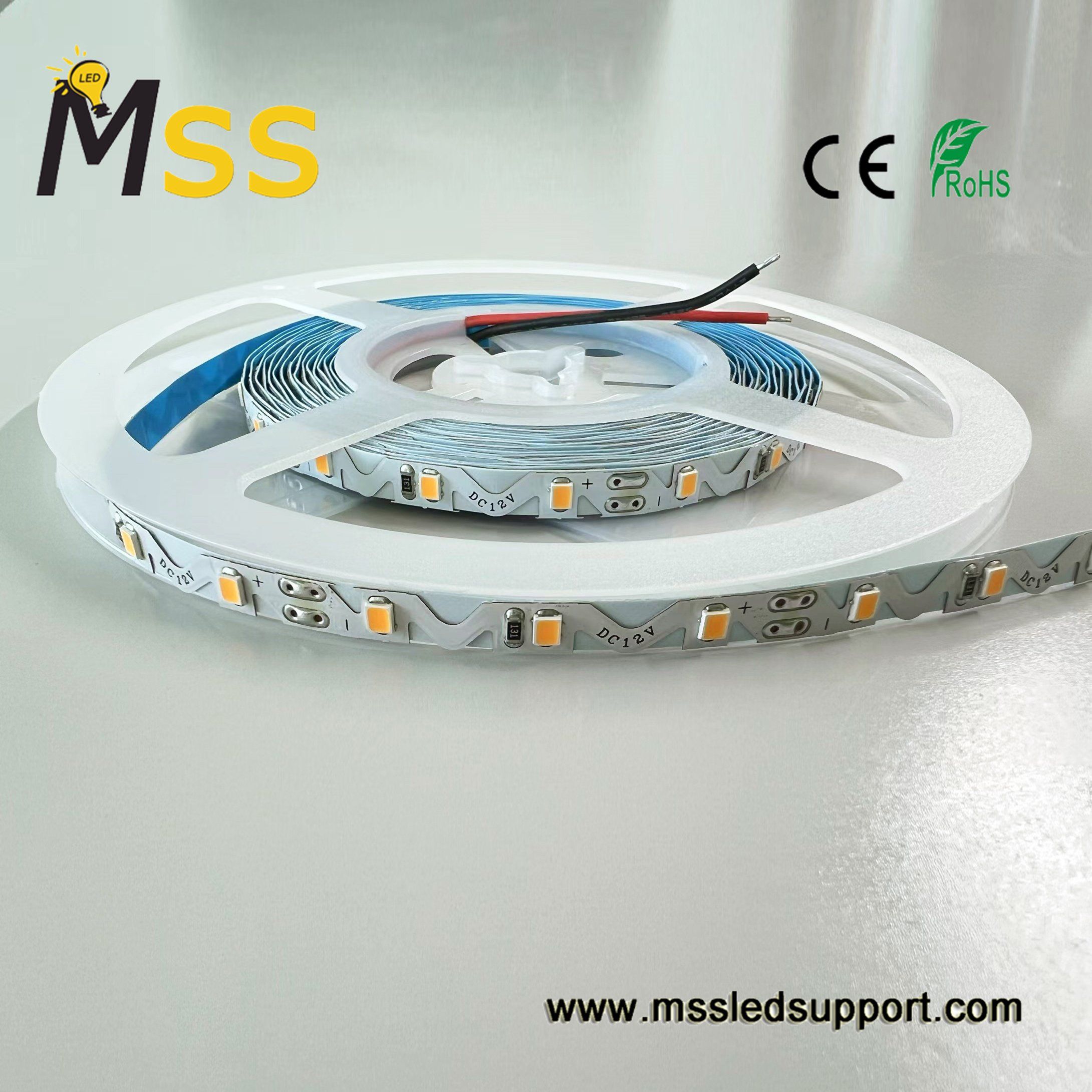 High Quality High CRI Ra 90-95 95-97 3oz 6mm PCB Vhb 3m SMD 2835 Zigzag S Shape Flexible LED Strip Rolls 60 72 LEDs/M 12V 24V