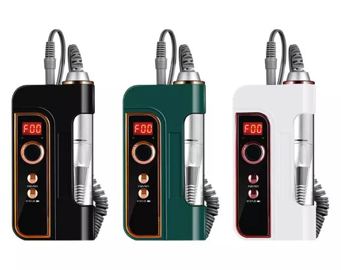 2022 Amazon Hot Sale 35000rpm Rechargeable Portable Nail Drill Machine Professional Manicure Pedicure Set for Salon Use