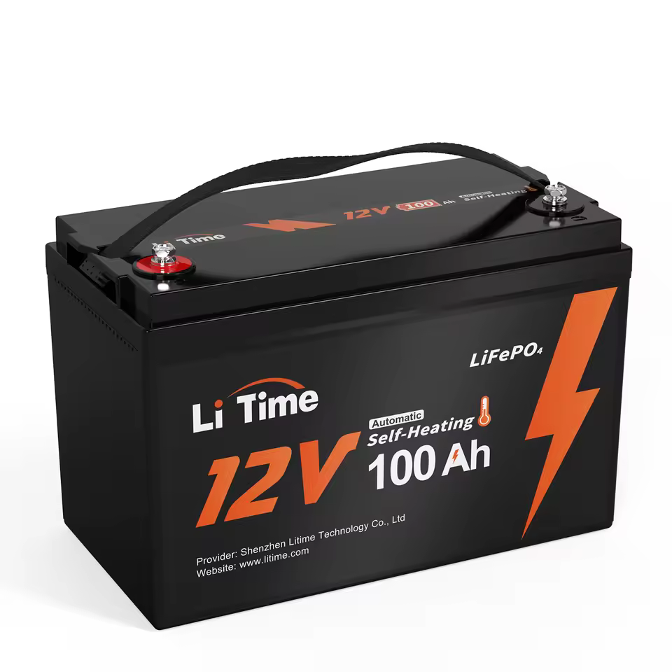 Litime High Quality 12v Self Heatinglifepo4 Battery Pack Best Selling Cheap Price 100ahlfp4 Battery Pack Us Stock