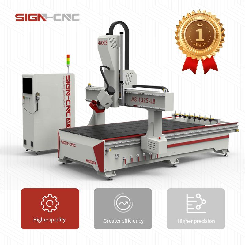 Hot Sale 4 Axis 1325 Atc CNC Router for Wood and MDF 3D Cutting - Wholesale Direct