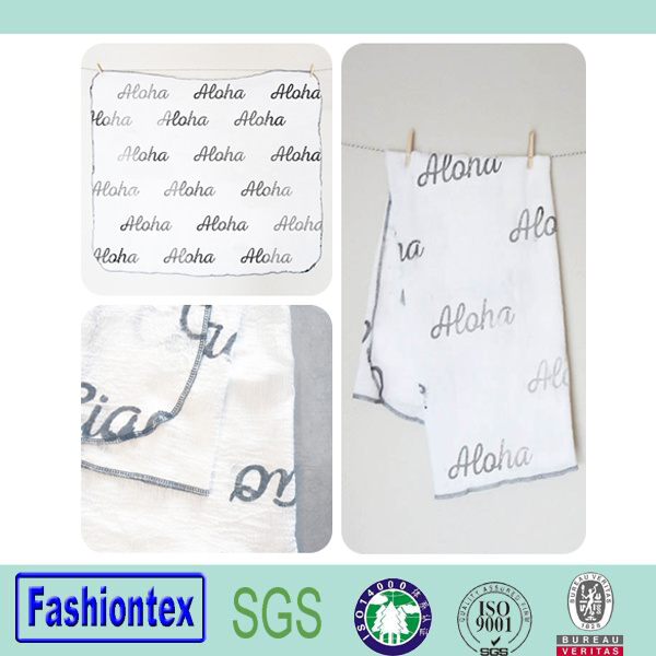 Hot Sale Baby Printing Muslin Bath Blanket Cotton Muslin Swaddle Blanket