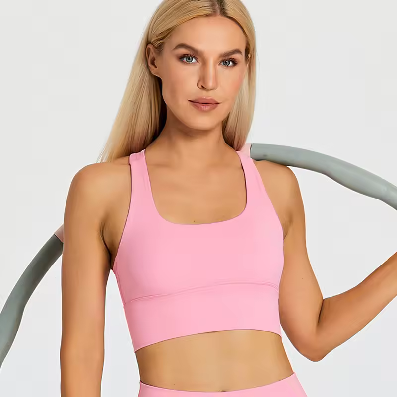 Cross Back Sexy New Arrival Athletic Fitness Women Yoga Set Gym 2-piece Bra Workout Tops Women Gym Bra