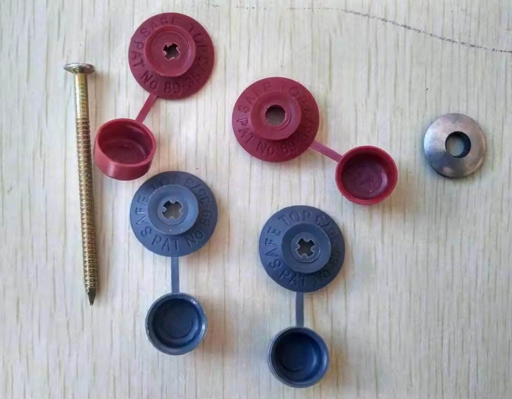 Lower Price 75mmx3.55mm Safe Top Cap Nails with 100PCS/Bag to Zimbabwe