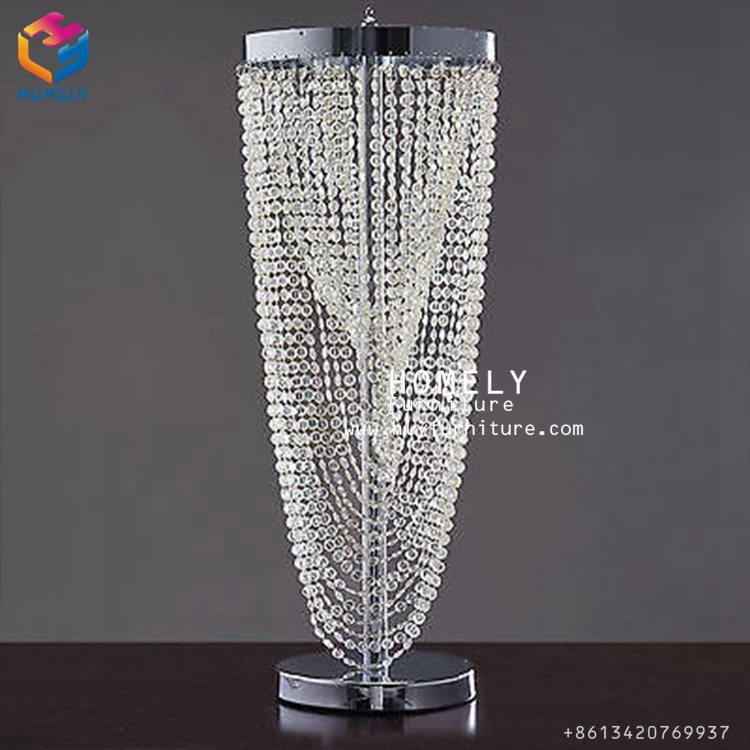 Cheap Table Setting Crystal Ball Candelabra Centerpieces for Wedding