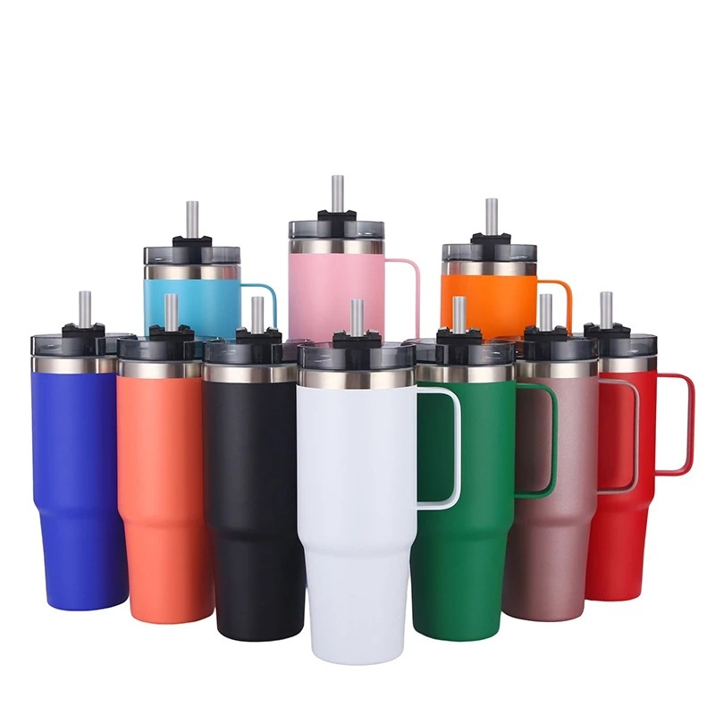30oz Stainless Steel Protein Shaker Bottle Insulated Blender Cup for Gym Wyz21045