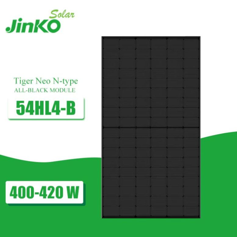 Jinko Solar Jkm 400-420W 54hl4-B High Efficiency N-Type Photovoltaic (PV) Panels High Quality Chinese Supplier for Home Use