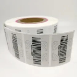 Warehouse Management 860-960MHz UHF RFID Chip Label Tag Paper Sticker Barcode Printing