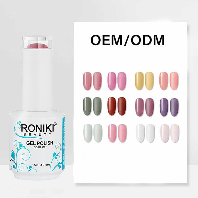 Nail Supplies OEM Private Label 15ml UV/LED Lamp Gel Polish