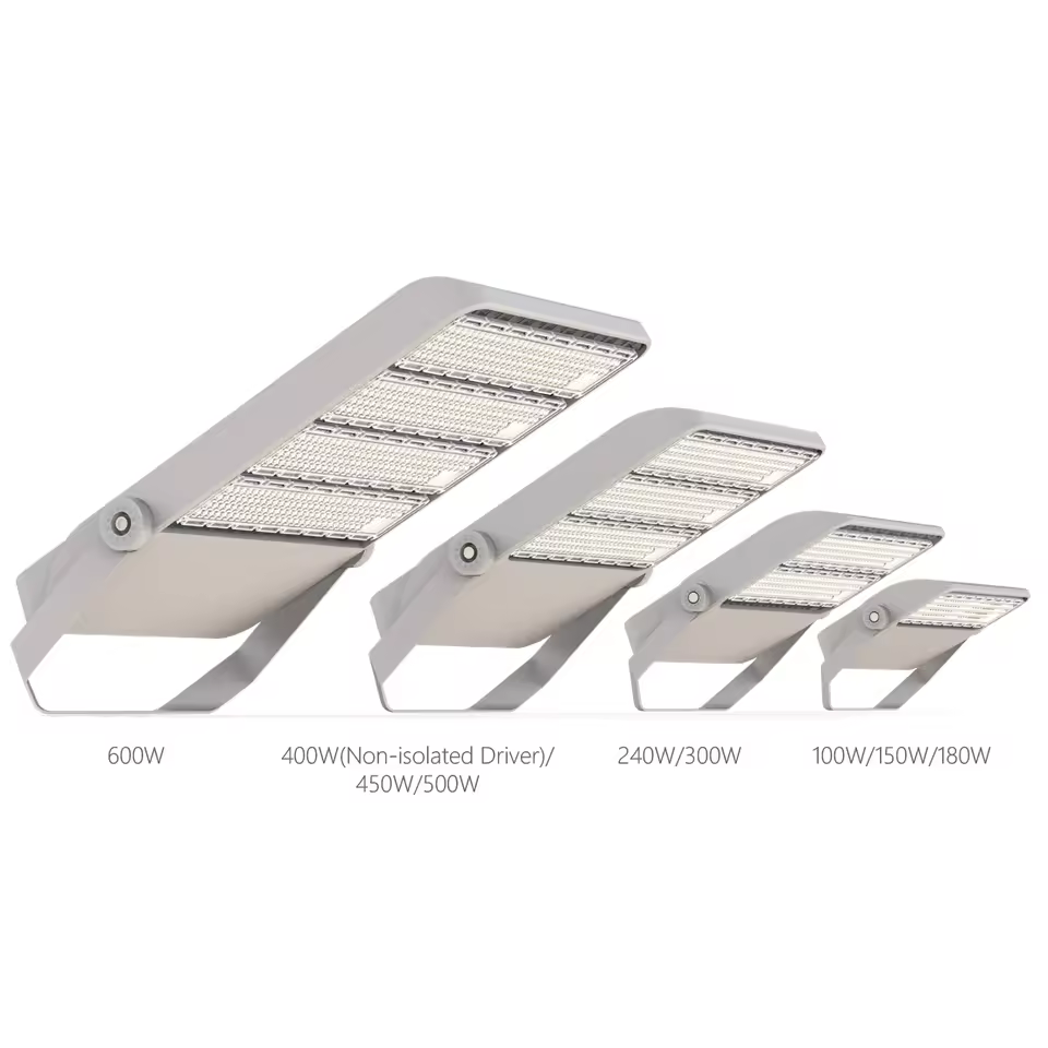 2025 Hot Selling Die Cast Aluminum Ip66 Ultra Slim Reflector Led 100w 150w 200w 240w 300w Floodlight Outdoor Led Flood Light