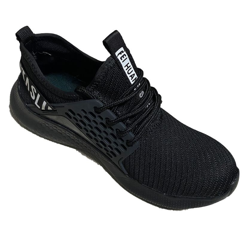 OEM Genuine Leather Safety Shoes Steel Toe Work Boots Construction Mens Industrial