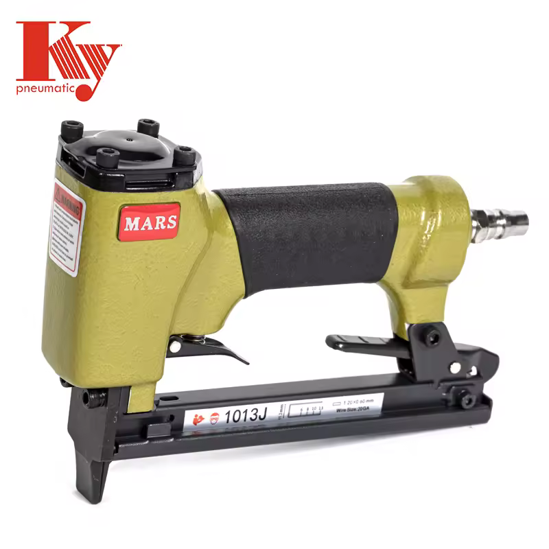 Hardened Steel Magazine Mars 20ga 13mm U Shape Fine Wire Staple 1013j Pneumatic Air Stapler Gun For Furniture Factory
