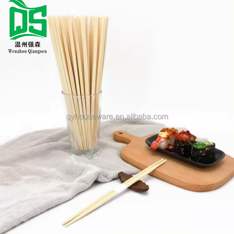 Disposable Bamboo Chopsticks Individually Wrapped Best for Japanese Sushi & Asian Dishes