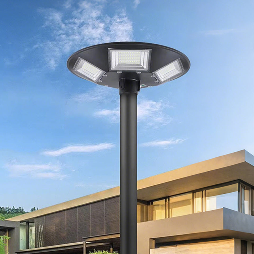 OEM ODM UFO Petal Shape 300W 400W 500W Solar Garden Light Park Road & Street Lighting Premium Solar Street Light