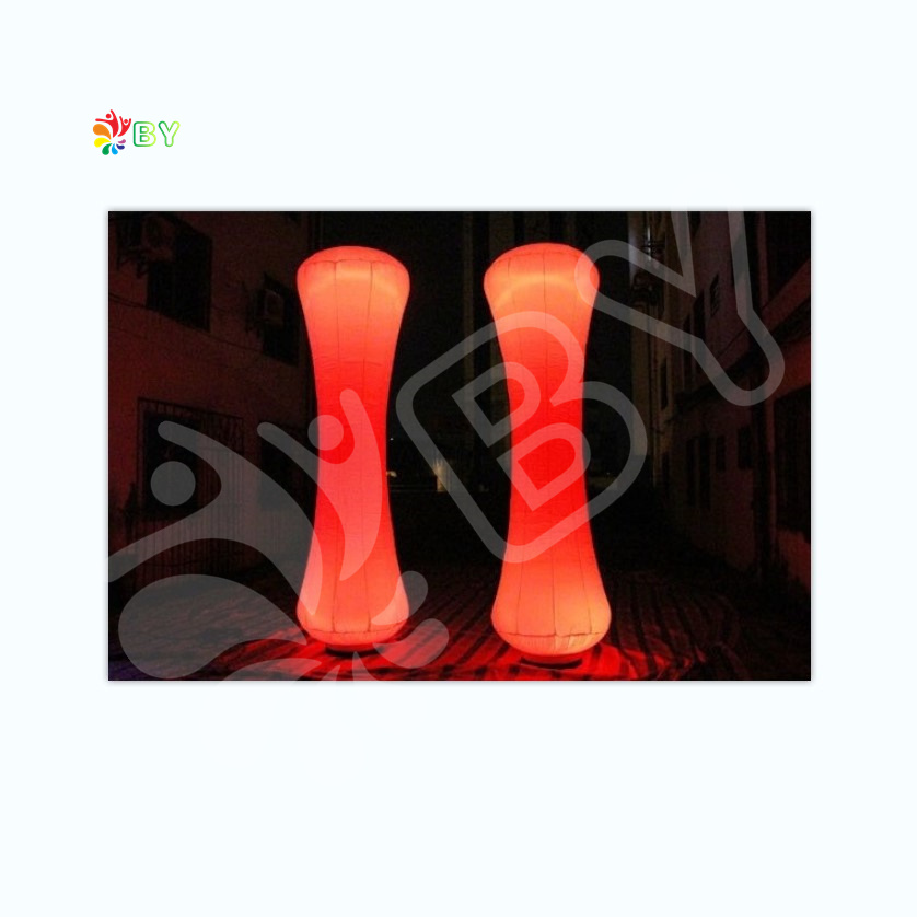 Factory Outlet Inflatable Elephant Tusk Inflatable LED Lighting Ivory Cone for Party Decoration