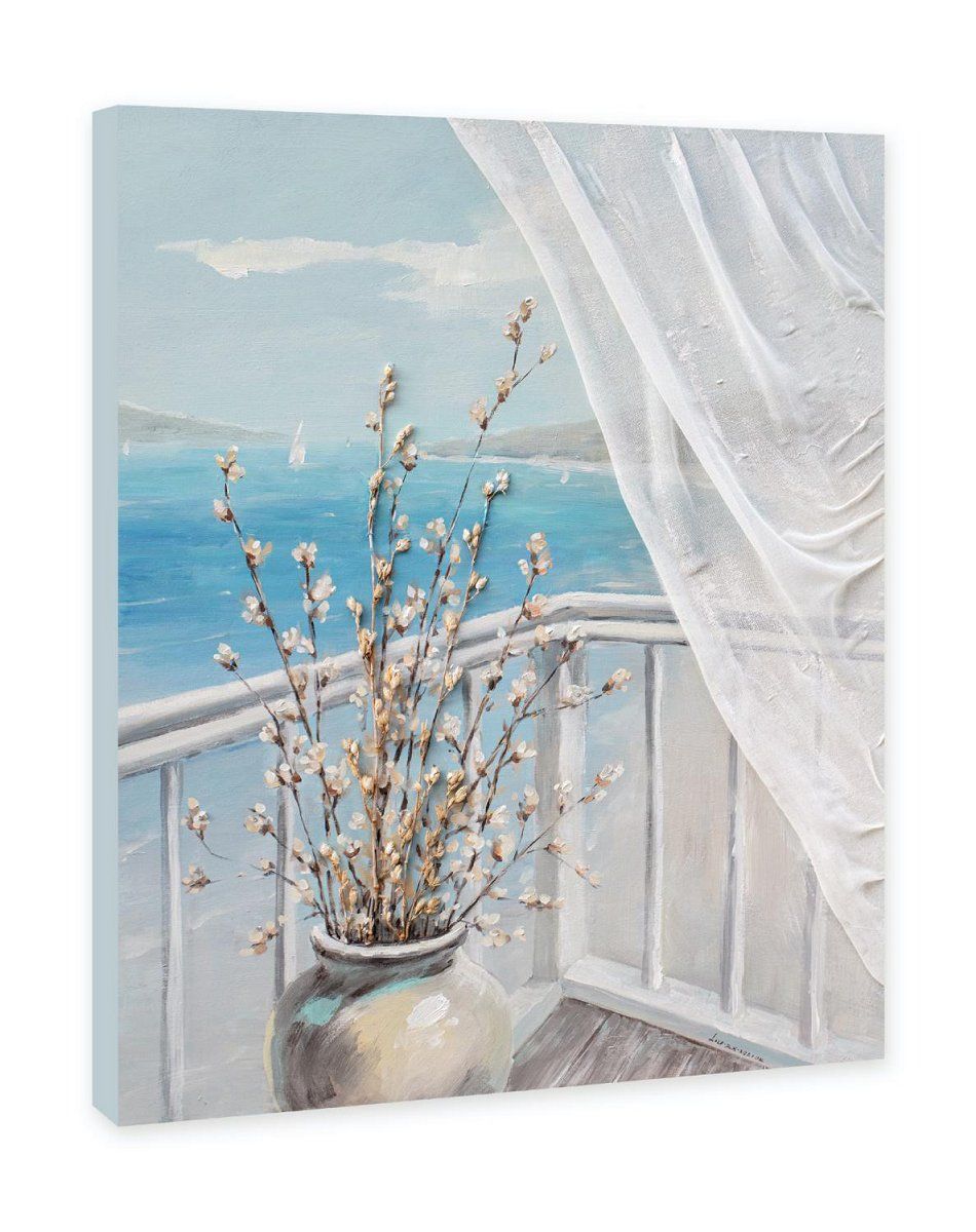 Wall Art Flowers in Vase Decorative Painting Handmade Oil Painting