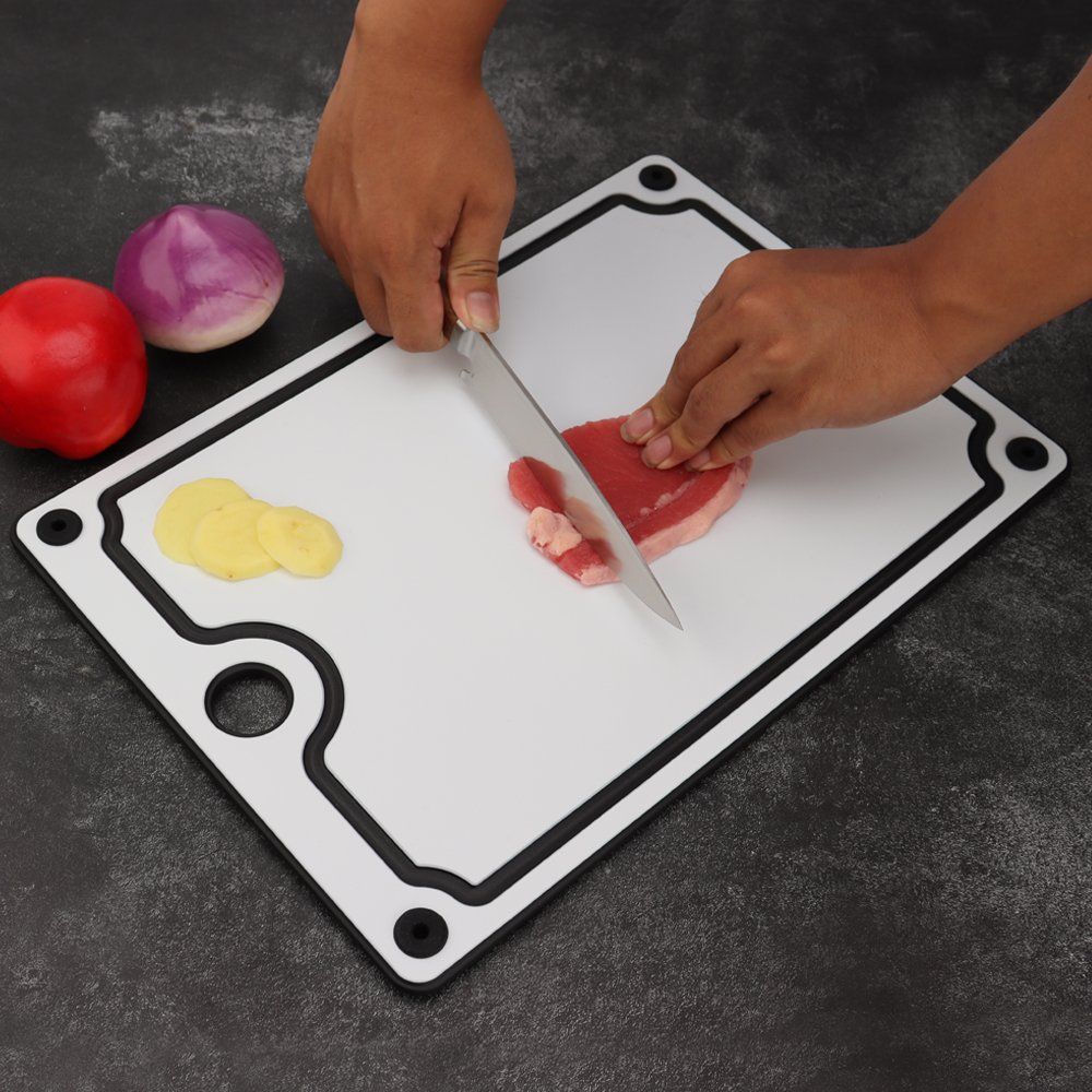 Hip-Home Wholesale L Fruit Cutting Block Kitchen Plastic Chopping Cutting Board