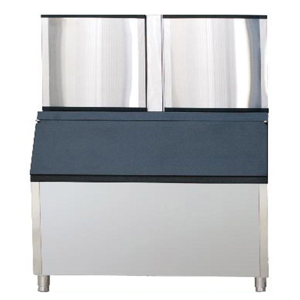 2400lbs Commercial Water Cooled Flake/Crushed/Granular Ice Machine 1200kgs with Bin