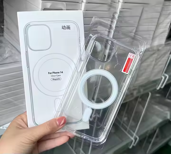 Clear Mobile Phone Case Anti-drop Protective Strong Magnetic Bulk Wholesale Manufactured For Iphone 17 Pro Max Shockproof Clear