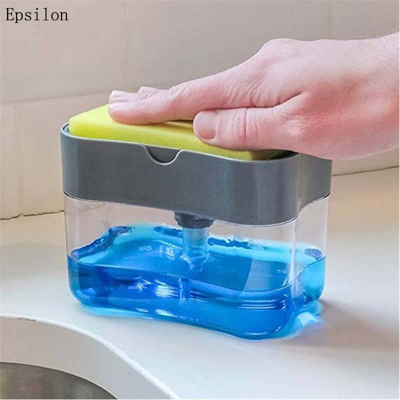 Epsilon Shopify Dropshipping In Stock Kitchen Household Press Soap Dispenser Detergent Wash Presser