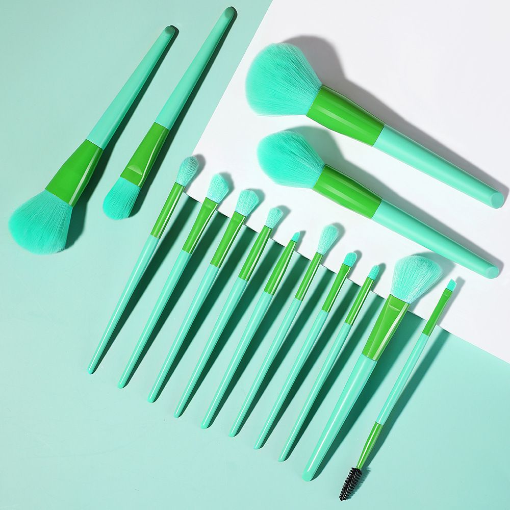 14PCS Candy Super Sweet Makeup Brush Full Set of Beauty Makeup Tools Cross-Border Stock