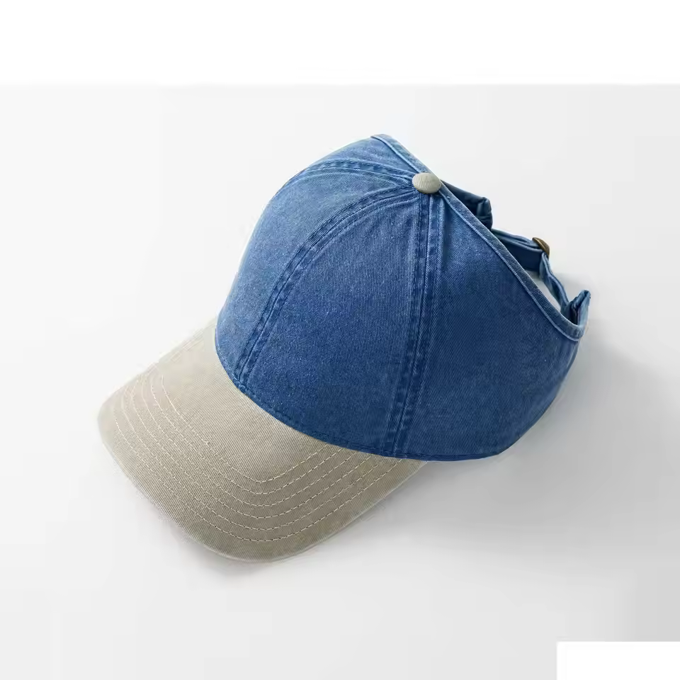 Wholesale Stock High Quality Outdoor Women Visor Bucket Hat Custom Flip Top Baseball Hat
