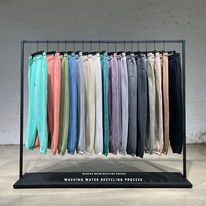 Sportswear Running Track Pants Factory Direct Sale Unisex Solid Color Thickening Loose Trousers