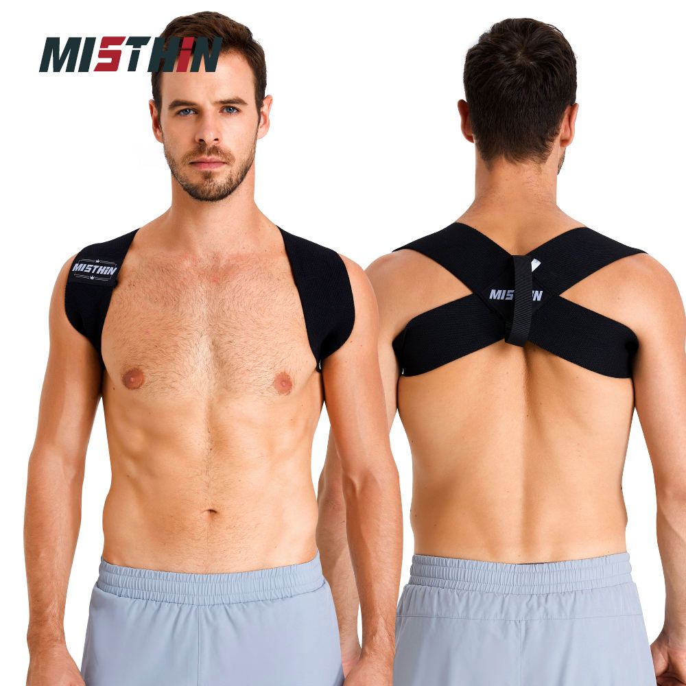 Wholesale Back Posture Brace Sbrace Support Belt Corrector Straighten Clavicle Spine Shapewear Corrector Shoulder Lumbar Rectify