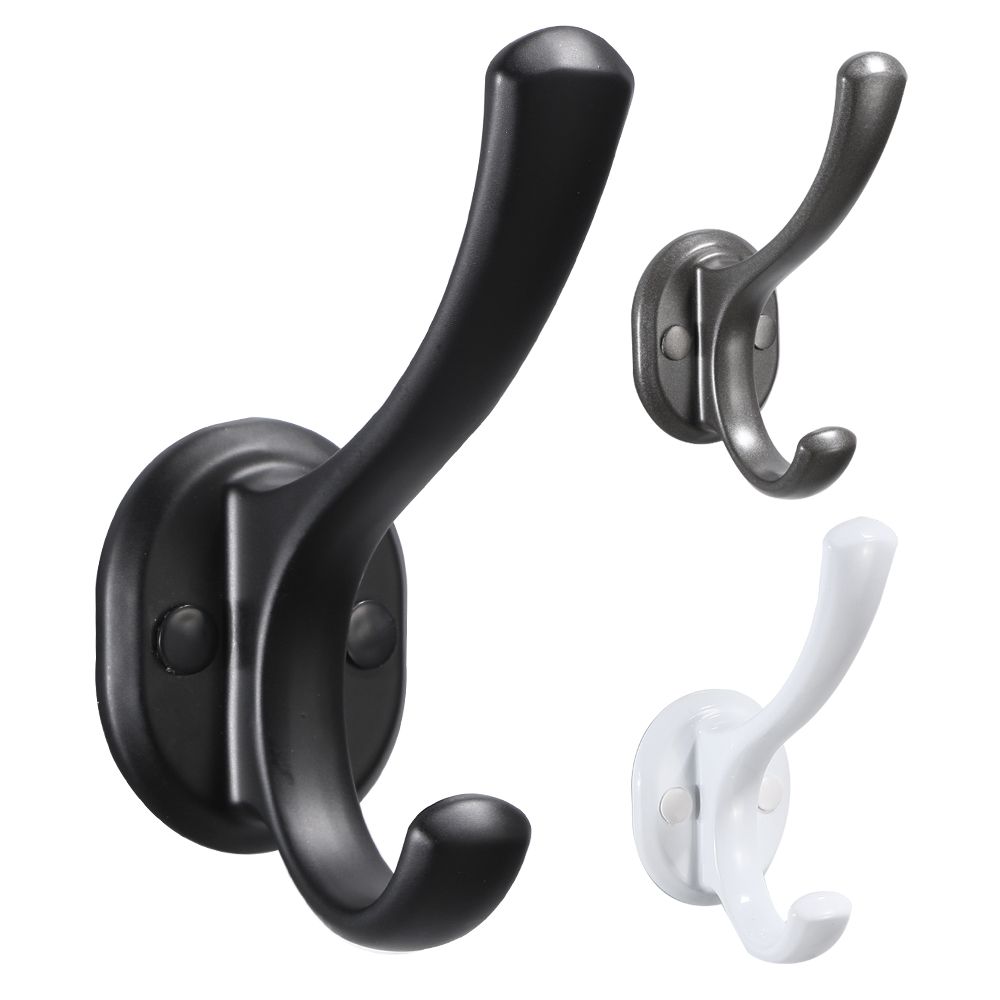 2024 Punch-Free Home Bathroom Kitchen Accessories Coat Clothes Aluminum Single Hook