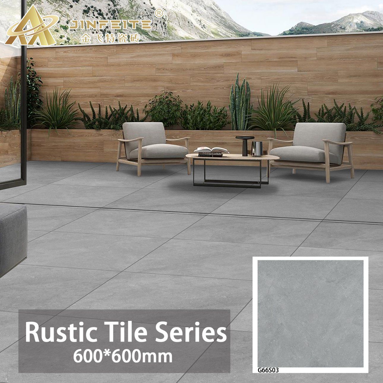 Best Price Light Grey Porcelain Tile 600*600mm for Home Decoration in Stock