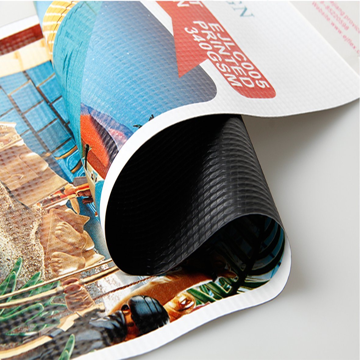 Wholesale PVC Laminated Blockout Flex Banner (double color)