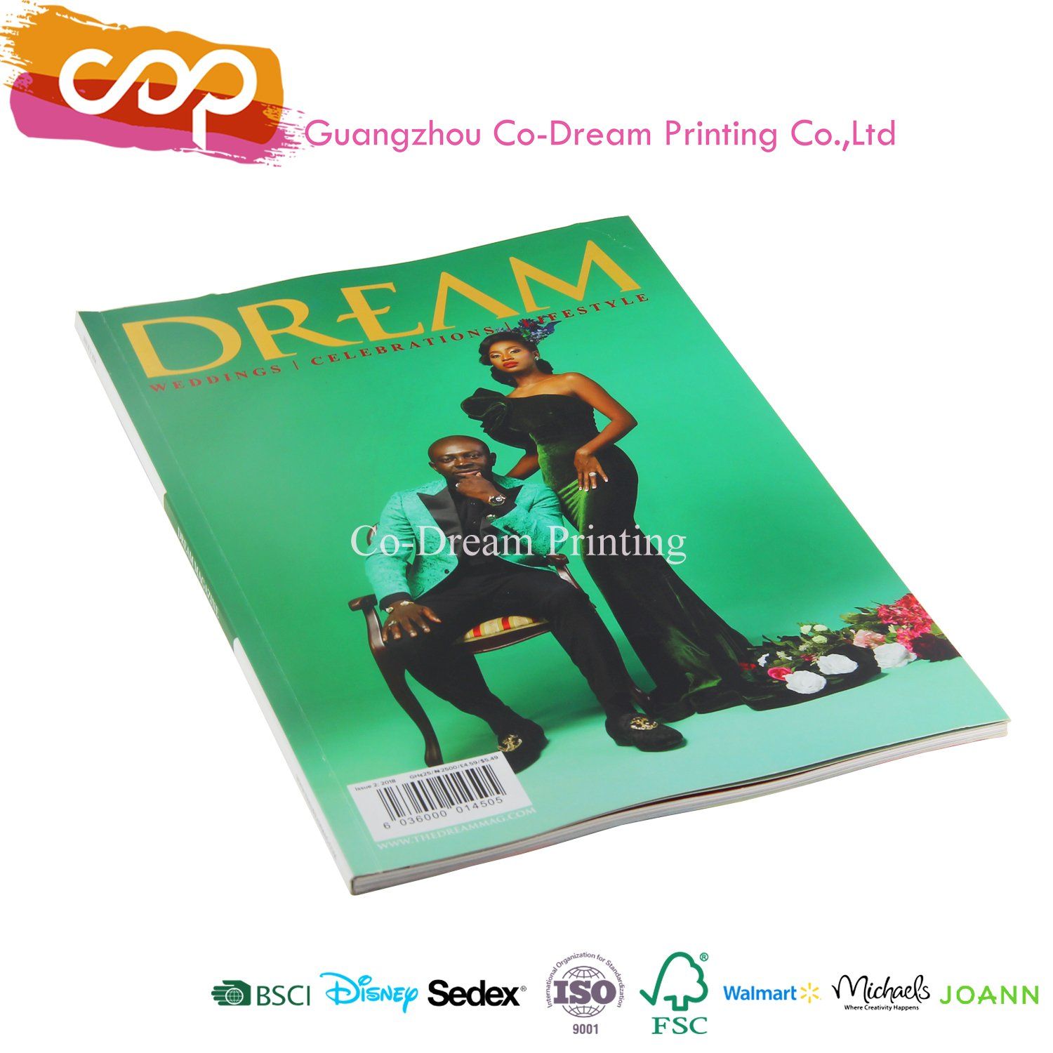 Wedding Dress Magazine Glue Binding Book