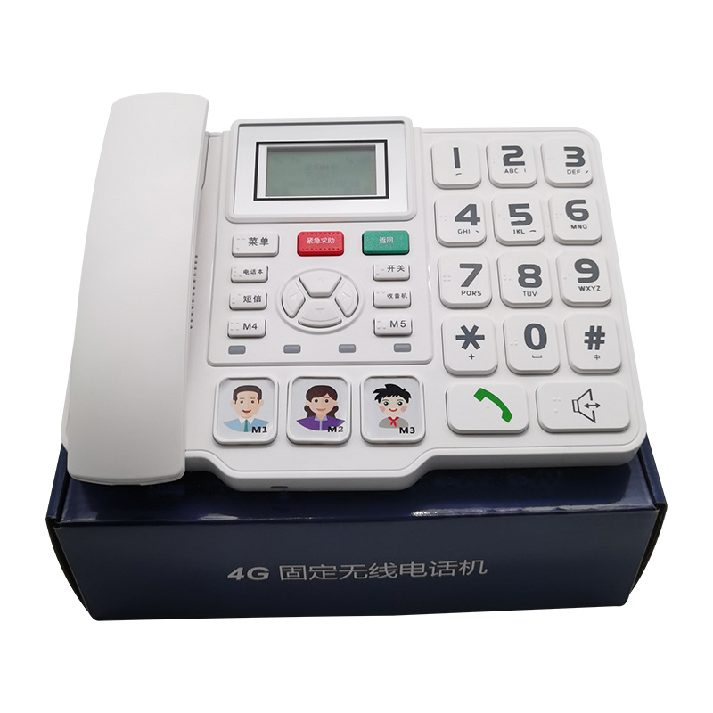 Retail 4G Landline Phone with Big Keyboard/WiFi Hotspot for Old Men