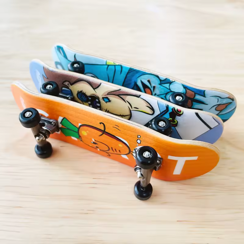 Alf 2025 New Fingerboard Skateboard 30mm Maple Deck Custom Grip Tape Fingerboard Skateboard For Adult Skater