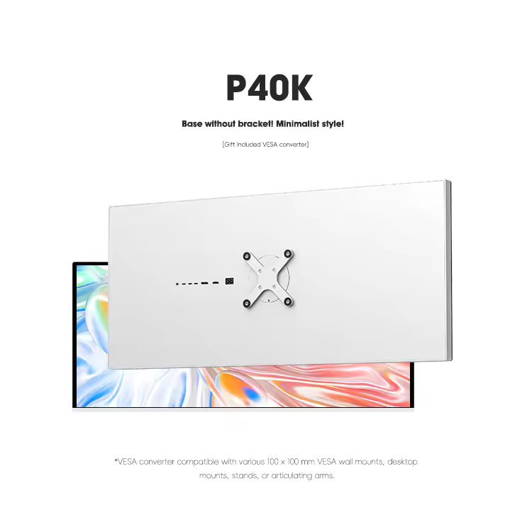 Kuycon P40k 40-inch Integrated Pc Monitor 5k Resolution 120hz Refresh Hdr With Ips Panel Dp Interface For Gaming Pc Desktop