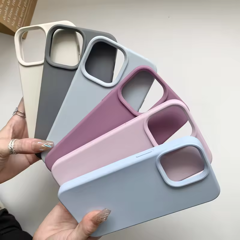 Luxurious Original Authentic Liquid Silicone Phone Case For Iphone 16 11 12 13 Pro 14 Pro Max 15 Plus High Quality Phone Case