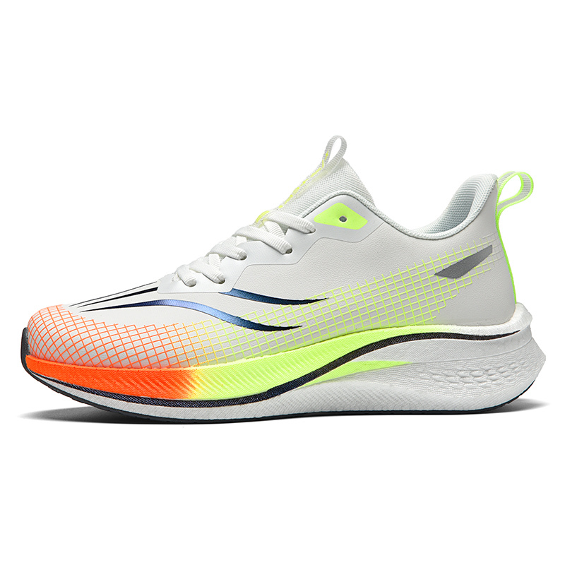 Zonxan Latest Sport Breathable Leather Men's White Flat Sneakers Casual Man's Sport Shoes Factory Price Casual Shoes Fashion Casual Shoes