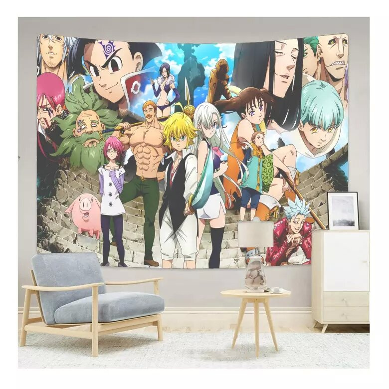 Cutelife Hot Sale White Fabric Printed 35*55cm Wall Hanging Home Decor Tapestry