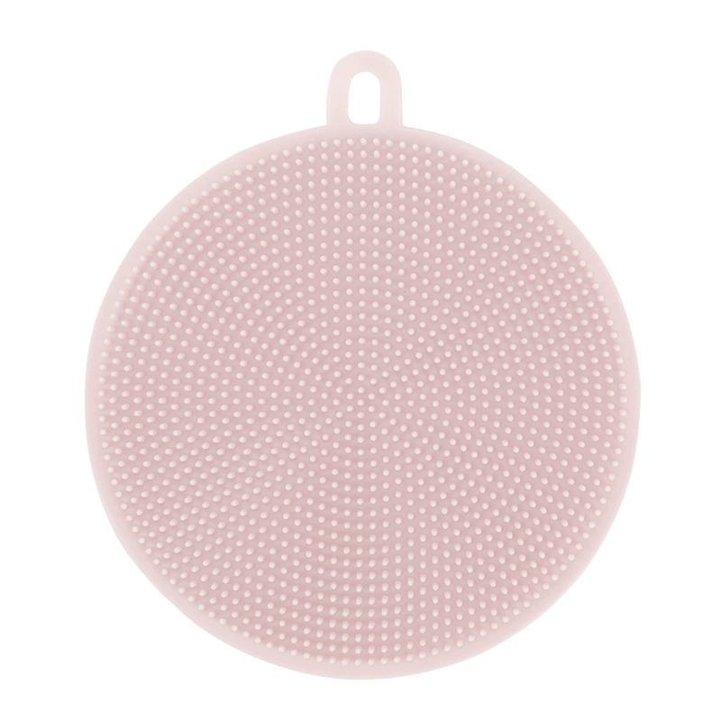Odm&oem Double-sided Multi-functional Silicone Brush Thickened Cloth Kitchen Cleaner With Bowl Pad Wholesale Product