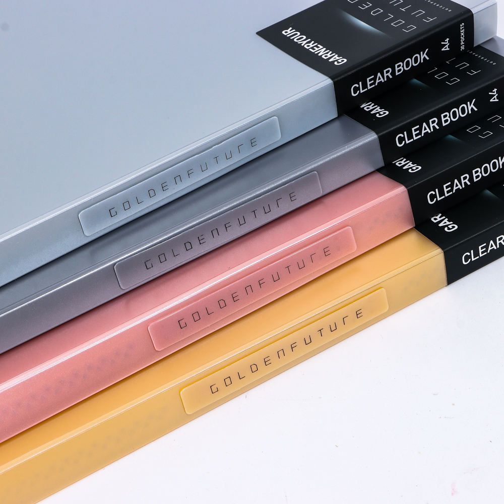 Elegant Presentation Folder File Holder with 10 Pockets for Stylish Document Organization