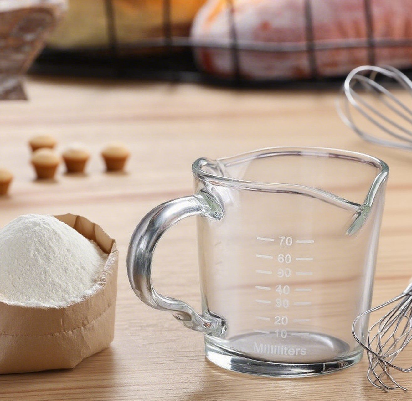 Wholesale Graduated Ounces Cup with Handles for Coffee Extraction