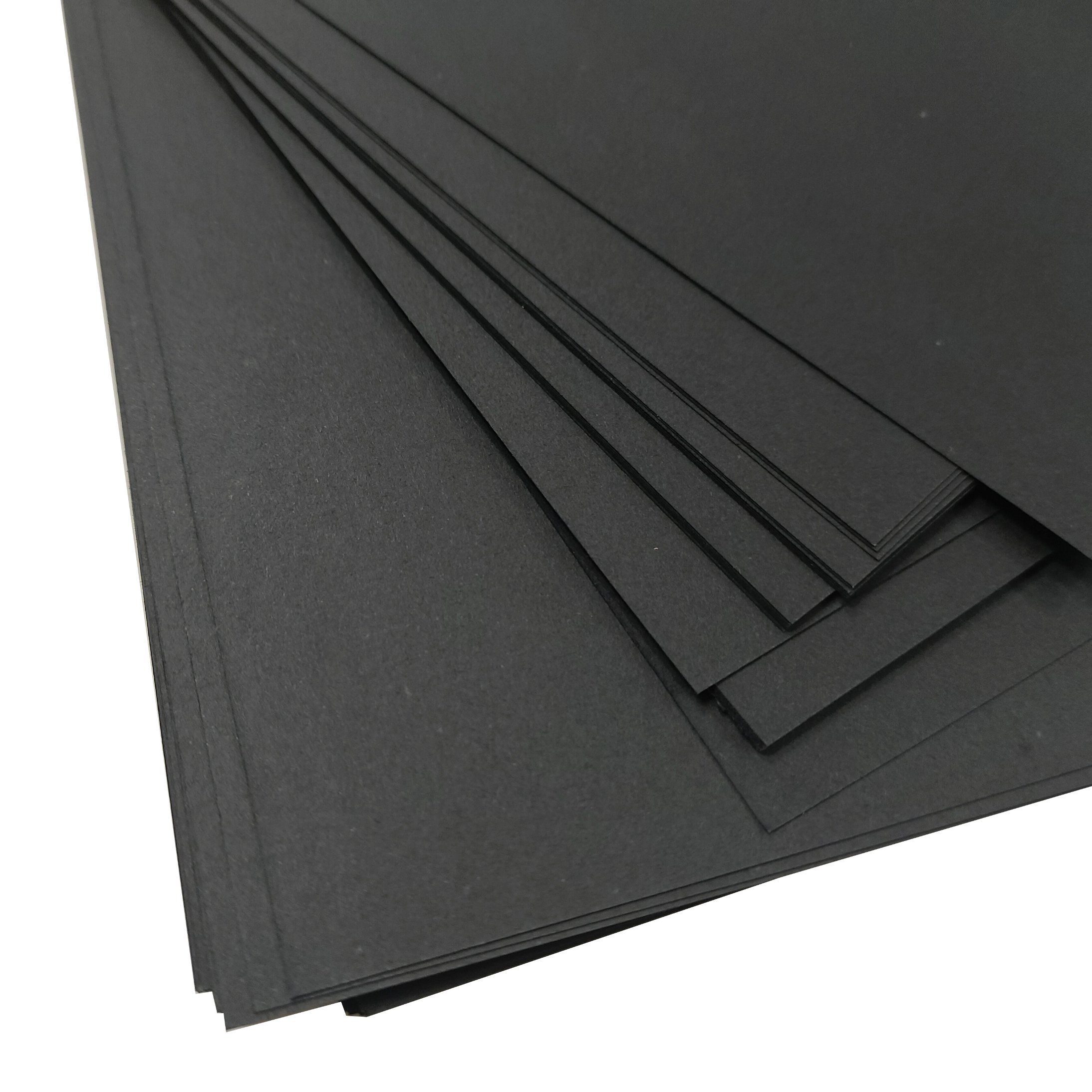 Stationery Black Paper Board for Folding Rigid Box Black Card