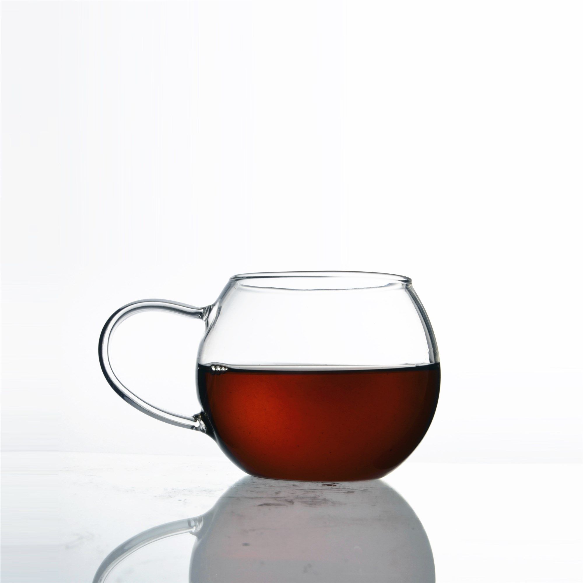 Hot Sale Borosilicate Reusable Drinking Single Wall Glass Cup