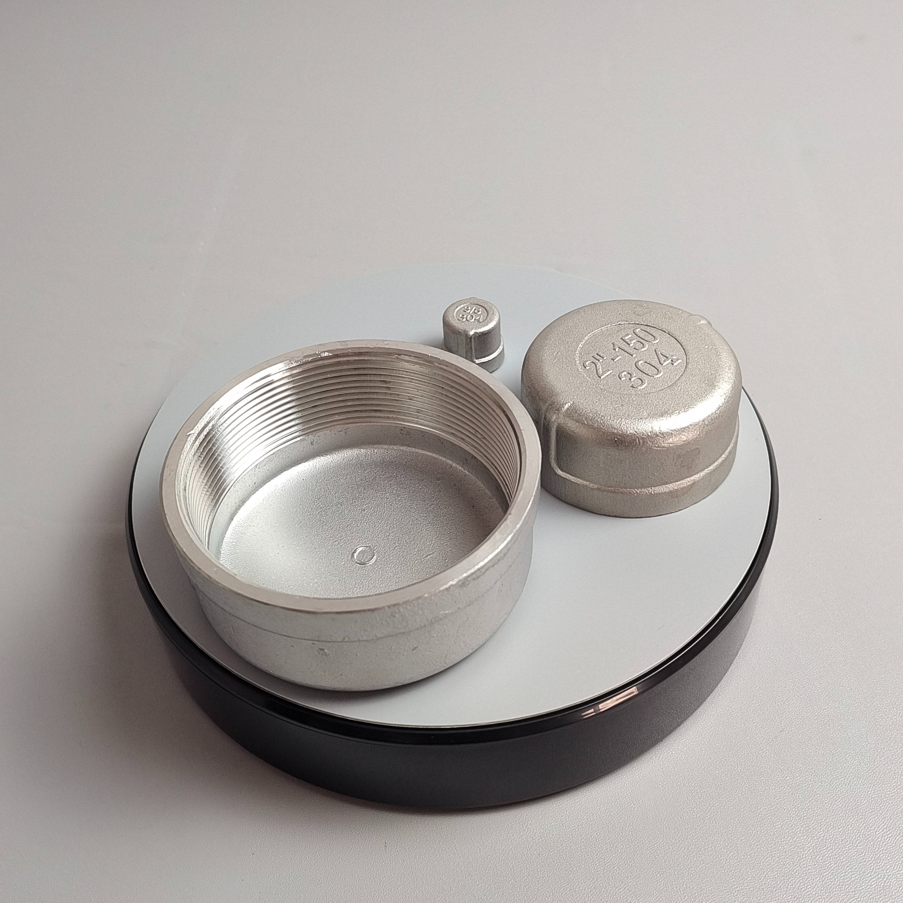 Factory Direct Supply Stainless Steel Male Threaded Cap Pipe Fitting