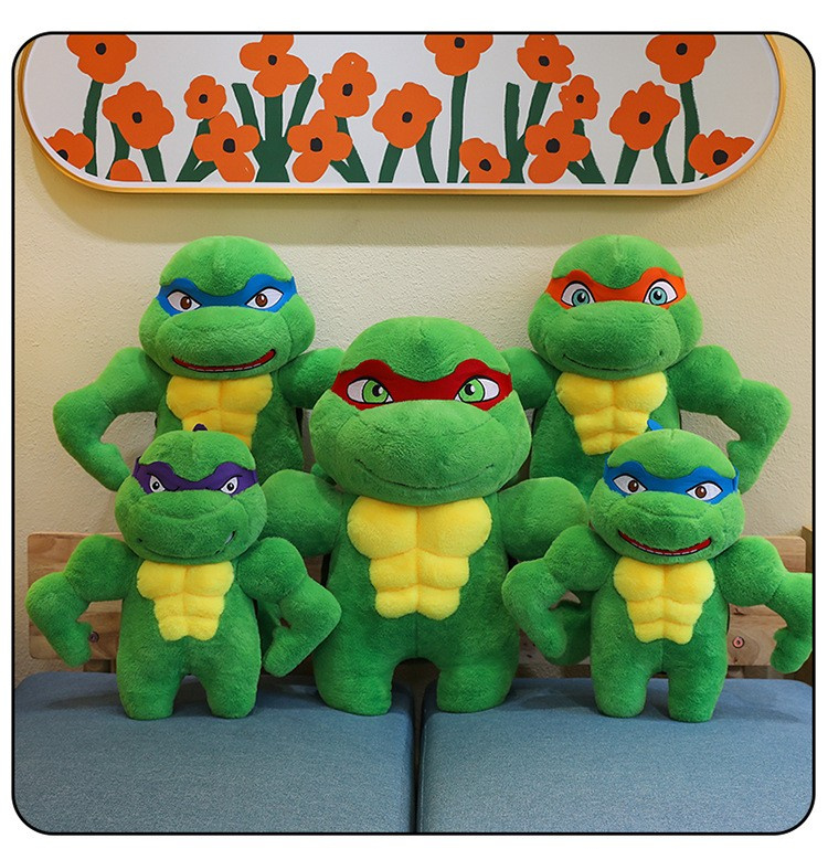 Factory 4 Styles 3 Sizes Teenages Mutants Ninjas Turtles Anime Plush