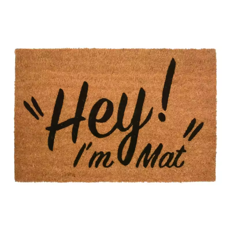 Eco-friendly Welcome Mat Customize Your Logo On 100% Natural Coconut Coir Drop Shipping Friendly With 7-day Fast Production