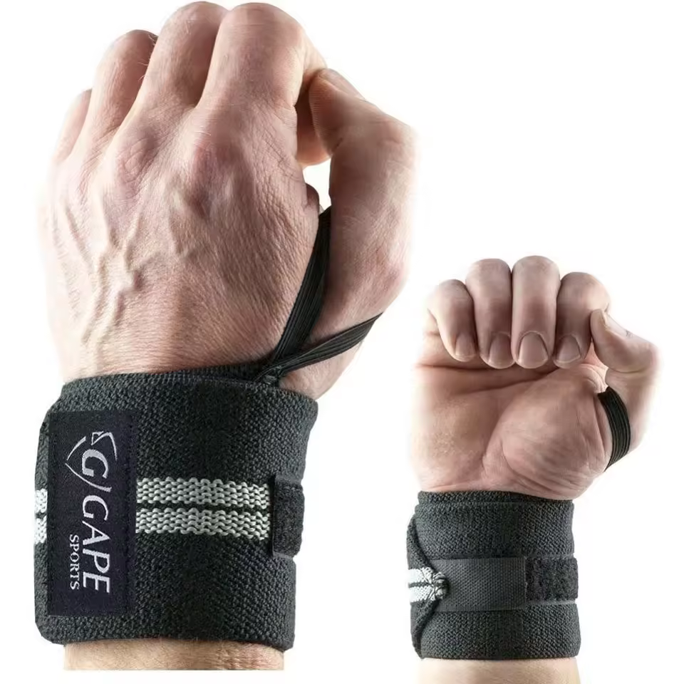 Oem Hot Sale Wrist Wraps Wrist Straps For Weight Lifting Custom Durable Power Lifting Gym Wrist Wraps With Custom Private Logo
