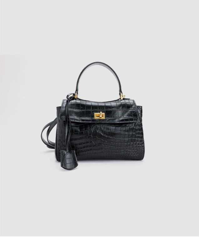 Top Quality PU Leather Crocodile-Textured Fashionable Ladies' Crossbody Bag