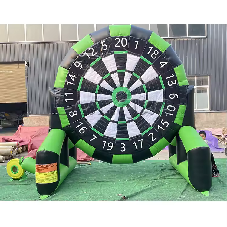 Cheap Inflatable Shooting Target Game Soccer Football Dart Board For Carnival