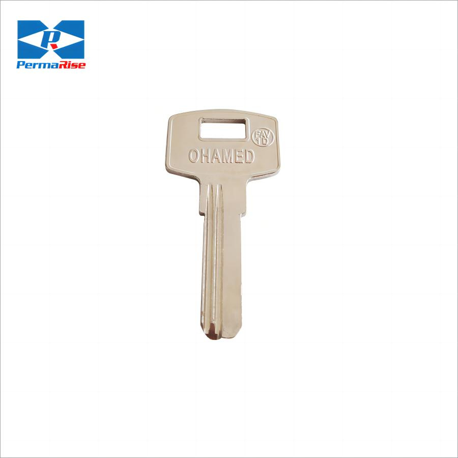 China Wholesale Best Fav1d Printed Home/House Door Blank Color Lock Key Blank Price with Brass Iron Material
